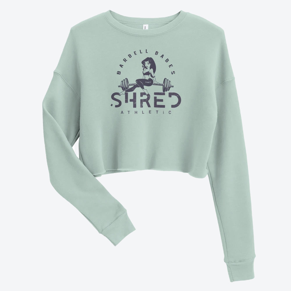 Barbell Babe Crop Sweatshirt